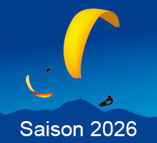 Saison 2026  : Vols biplaces toute l’année ! Stage 2026 du 28 mars au 11 novembre 2026