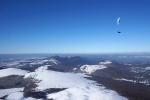 Flying Puy De Dome Parapente Hiver Ozone Mantra 4