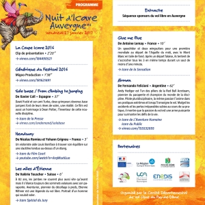 Programme Nuit Icare 270117 Clermont M